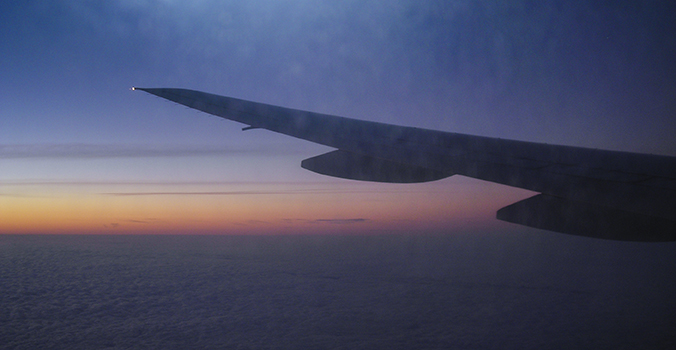 landing in Japan