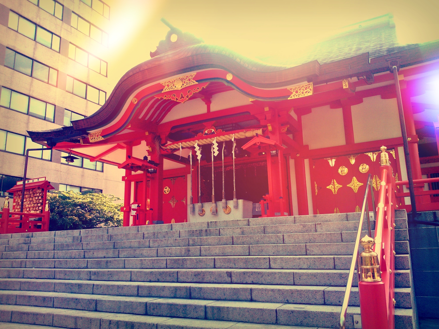 Shinto Shrine in Shinjuku, Tokyo